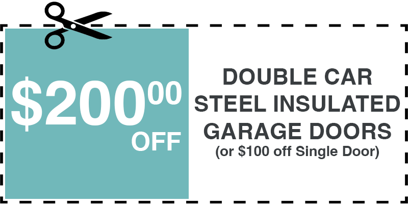 200 off garage door repair Baldwin