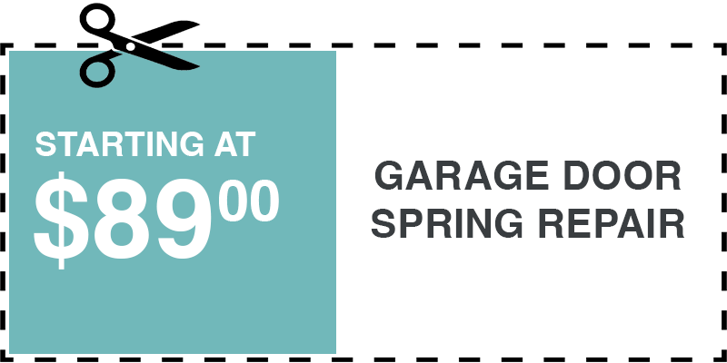 89 garage door SPRING repair Baldwin