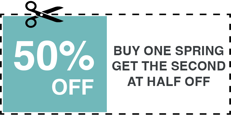 HALF OFF GARAGE SPRING Baldwin